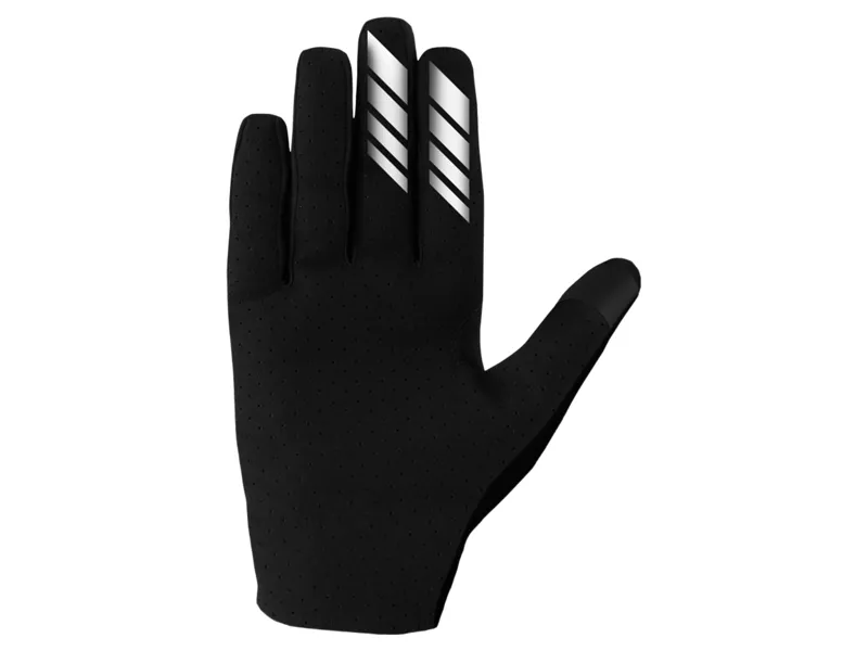 Cube Race Long Finger Gloves in Black-1