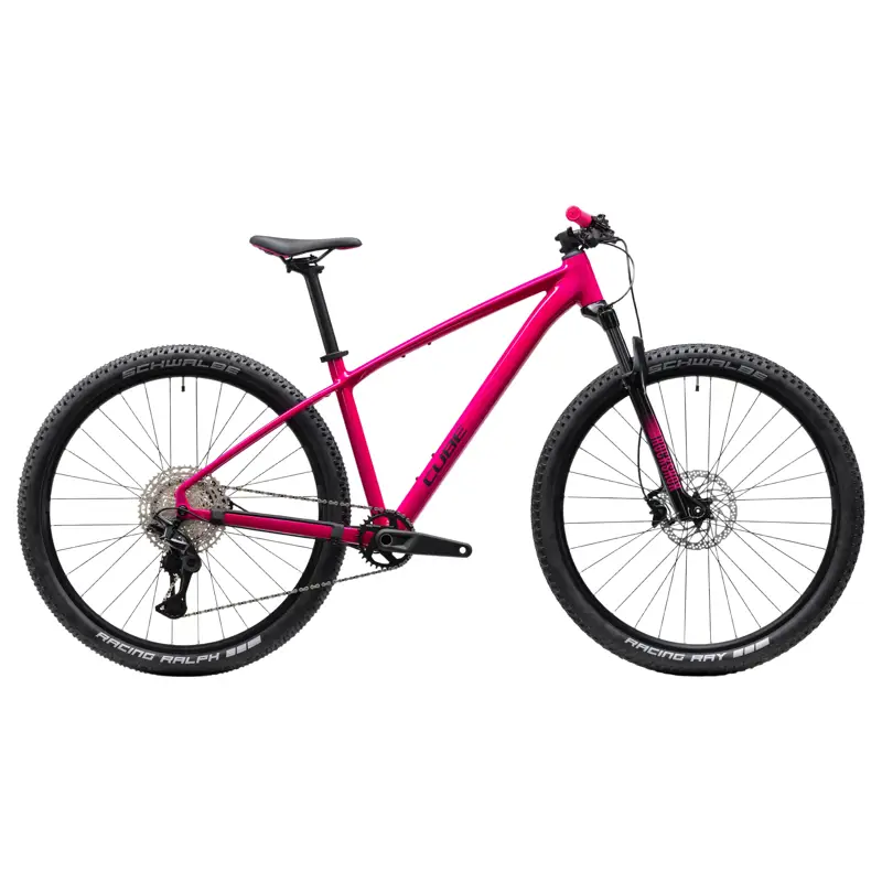 Balfes Bikes Cube Reaction Pro 2027 in Fuchsia/Black | Free postage over £30, £10 off first order, price match & 0% finance.