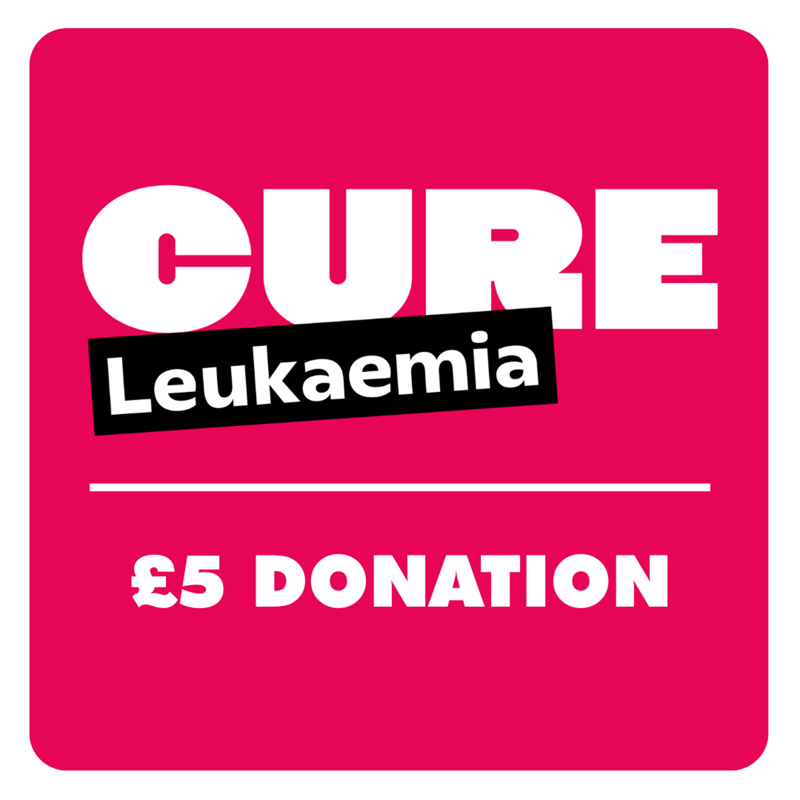 Cure Leukaemia 5 Pound Donation