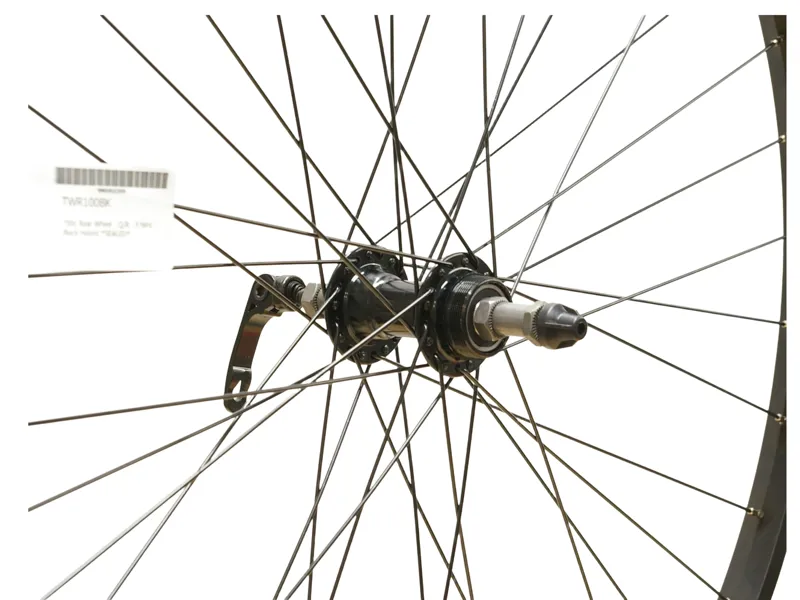 Balfes Bikes Cycle Division 700c Quick Release Hybrid Rear Wheel in Black | Free postage over £30, £10 off first order, price match & 0% finance.