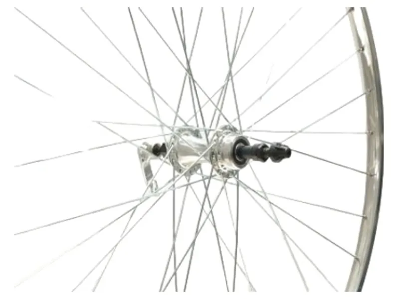 Balfes Bikes Cycle Division 700c Rear Wheel Q/R F/Whl Standard Rim in Silver | Free postage over £30, £10 off first order, price match & 0% finance.