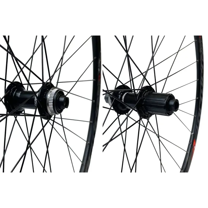 Balfes Bikes Cycle Division 700c Wheel Set Shimano RS470 Hubs / Mach 1 Rims in Black | Free postage over £30, £10 off first order, price match & 0% finance.