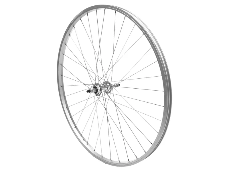 Balfes Bikes Cycle Division Alloy Mountain Bike Rear Bolt Wheel S/S - F/Whl 26 inch in silver | Free postage over £30, £10 off first order, price match & 0% finance.