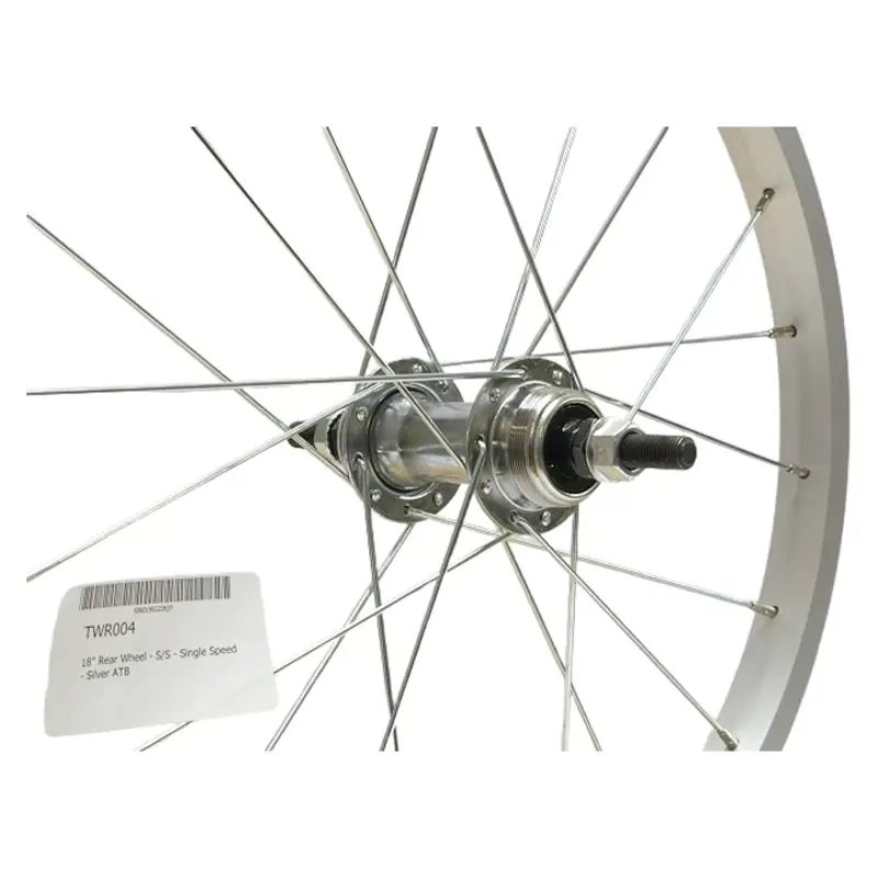 Balfes Bikes Cycle Division ATB Rear Wheel Single Speed 18 inch in Silver | Free postage over £30, £10 off first order, price match & 0% finance.