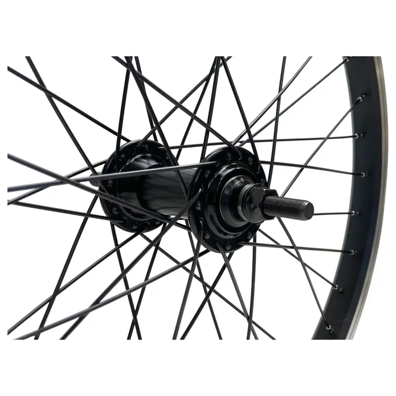 Balfes Bikes Cycle Division BMX Front Wheel 20x1.50 inch in All Black | Free postage over £30, £10 off first order, price match & 0% finance.