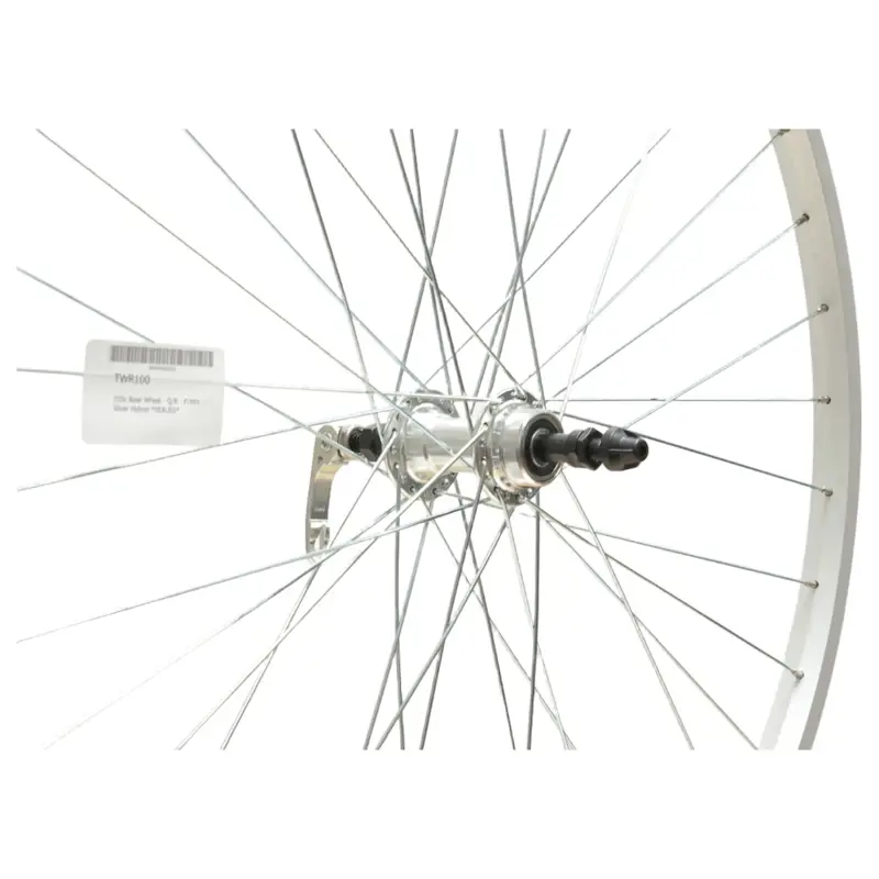 Balfes Bikes Cycle Division Hybrid Rear Wheel 700c Q/R F/Whl in Silver | Free postage over £30, £10 off first order, price match & 0% finance.