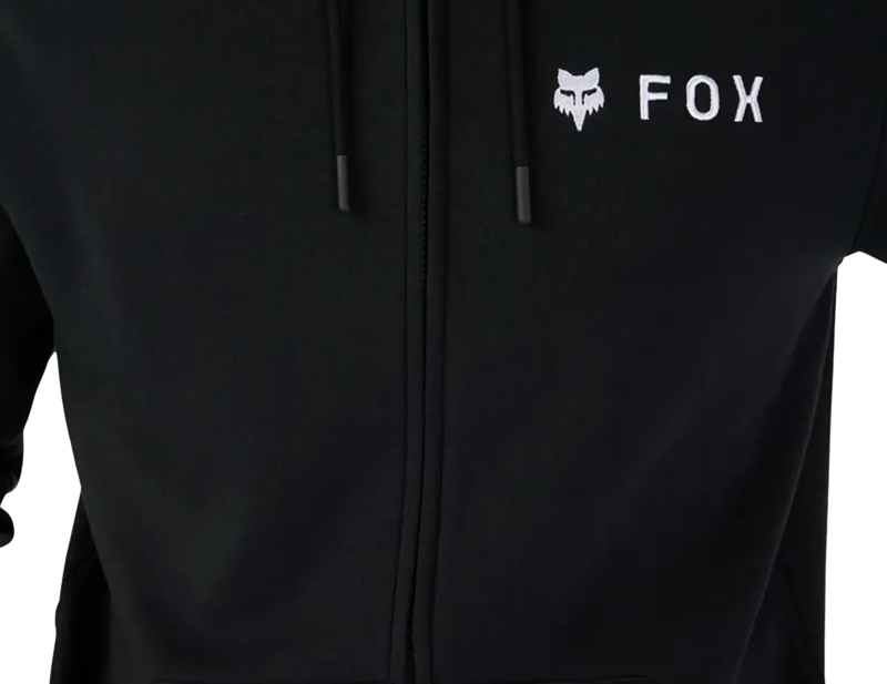 Fox Absolute Zip Fleece Hoodie in Black-4