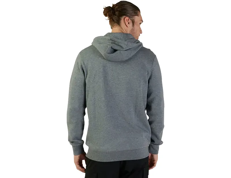 Fox Absolute Zip Fleece Hoodie in Heather Graphite-3