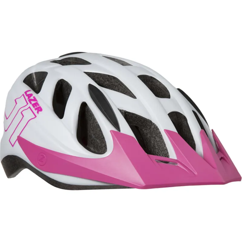 Lazer J1 Childs Cycle Helmet in White and Pink