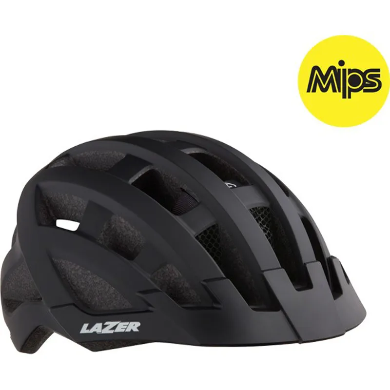 Lazer Compact DLX MIPS Cycling Helmet in Black