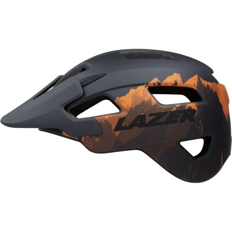 Lazer Chiru MTB Helmet in Cobalt Orange-2