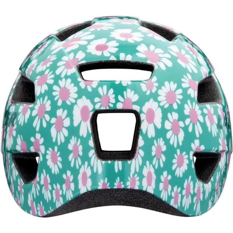 Lazer Gekko Flowers Kid's Helmet in Green-3