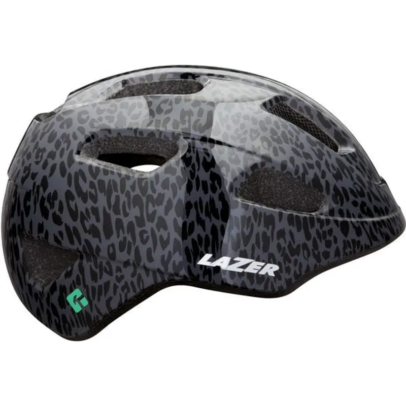 Lazer NutZ KC Kid's Helmet in Black Leopard