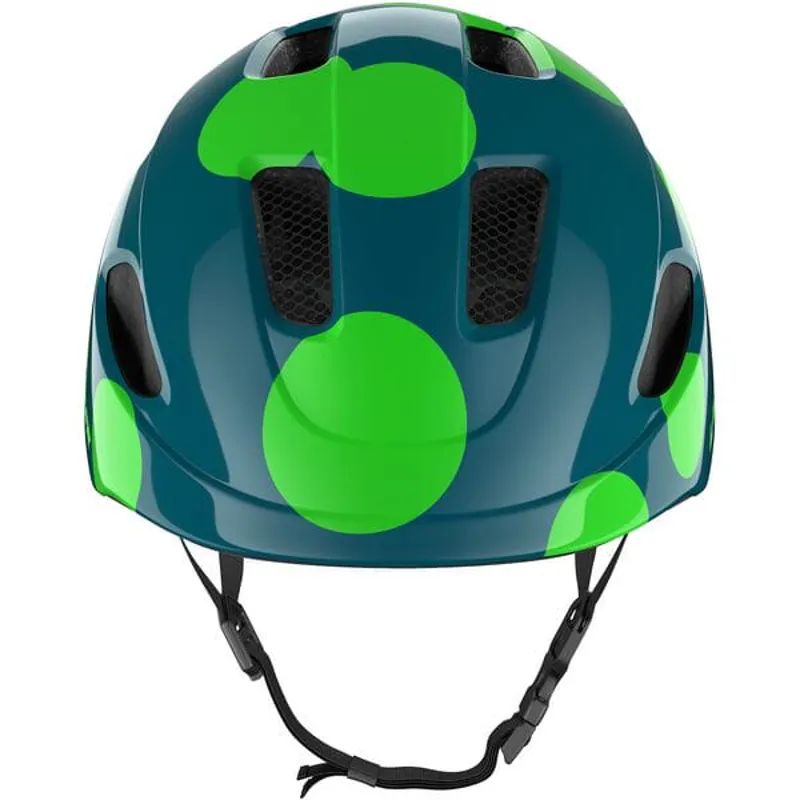 Lazer NutZ KC Kid's Helmet with Green Dots-2