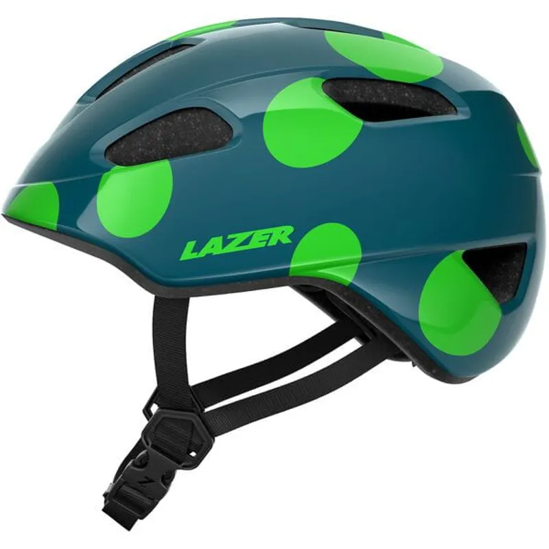 Lazer NutZ KinetiCore Helmet 2.0 Uni-Youth 50-56 cm in Green Dots-3