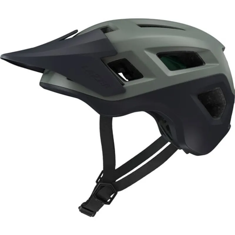 Lazer Coyote KinetiCore MTB Helmet in Dark Green-2
