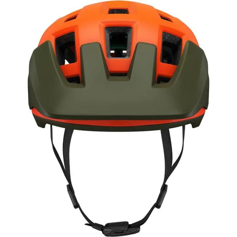 Lazer Coyote KinetiCore Helmet in Matt Orange Green-1