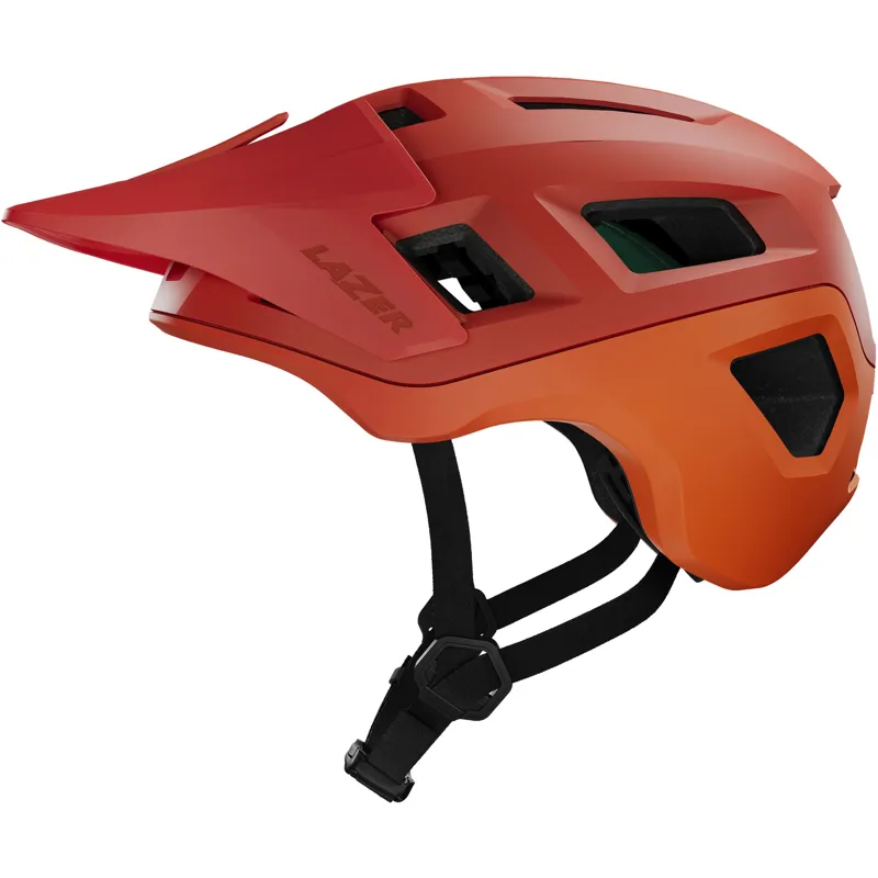 Lazer Coyote KinetiCore MTB Helmet in Matt Rust Orange-3
