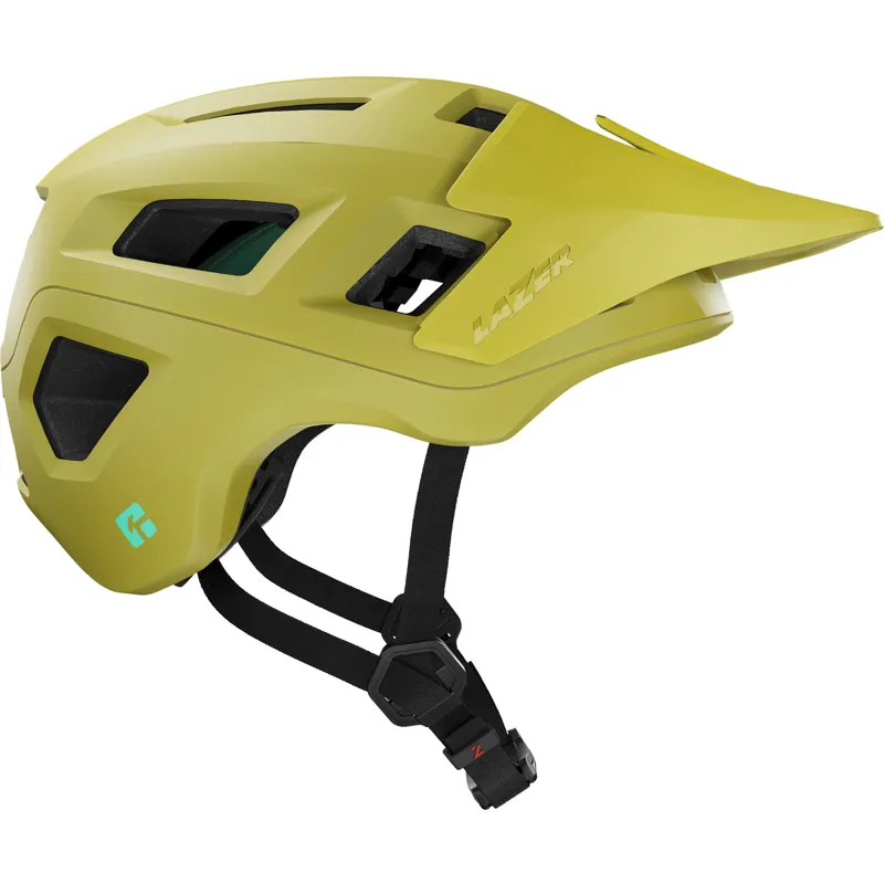 Lazer Coyote KinetiCore MTB Helmet in Matt Green Tea-1