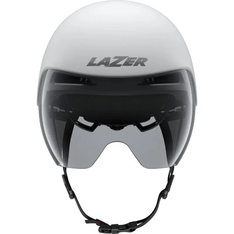 Lazer Volante KinetiCore TT Helmet in Matt White/Silver-1