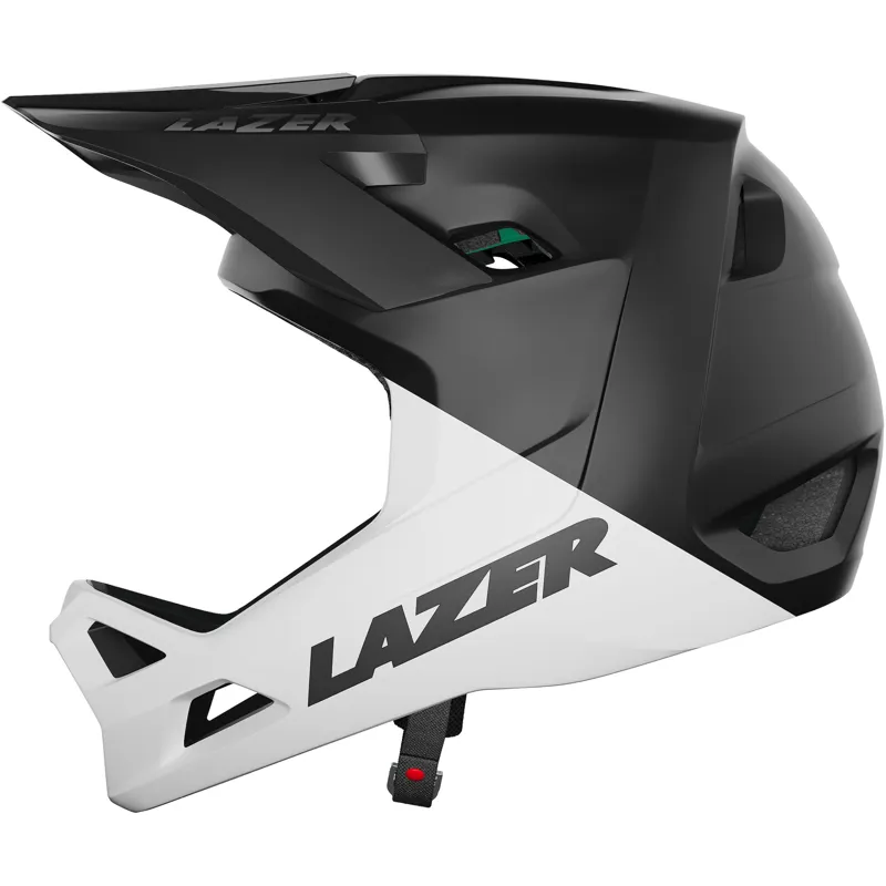 Lazer Chase KinetiCore Full Face MTB Helmet in Matt White/Black-3