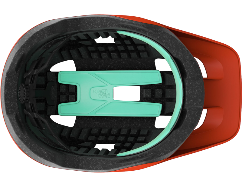 Lazer Lupo KinetiCore One Size Helmet in Matte Orange-5