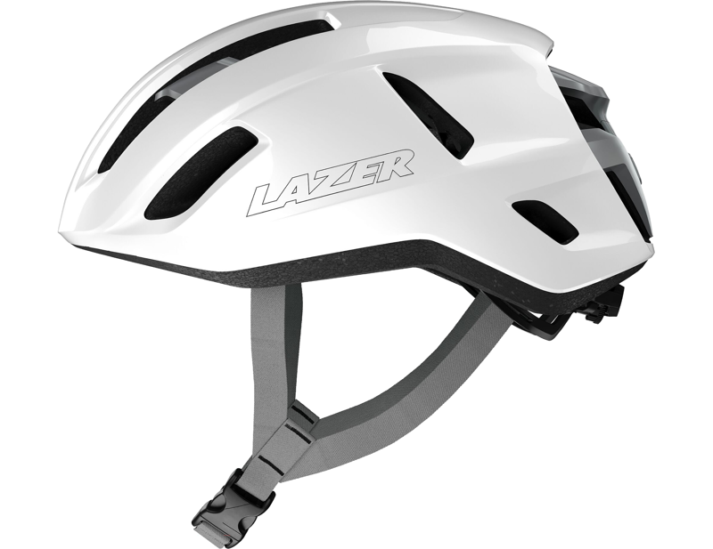 Lazer Sphere KinetiCore Road Helmet in White Silver-1