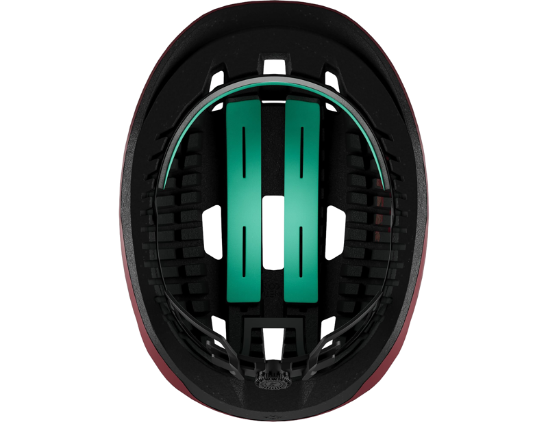 Lazer Compact KinetiCore Uni-Adult Helmet in Matt Garnet Red-6