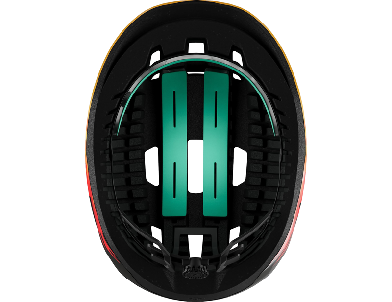 Lazer J1 KinetiCore Uni-Youth Helmet in Red Flames -6
