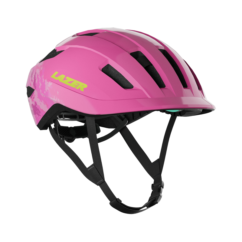 Balfes Bikes Lazer J1 KinetiCore Uni-Youth Helmet in Pink Clouds | Free postage over £30, £10 off first order, price match & 0% finance.
