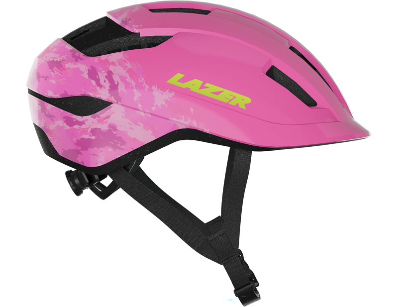 Lazer J1 KinetiCore Uni-Youth Helmet in Pink Clouds-3