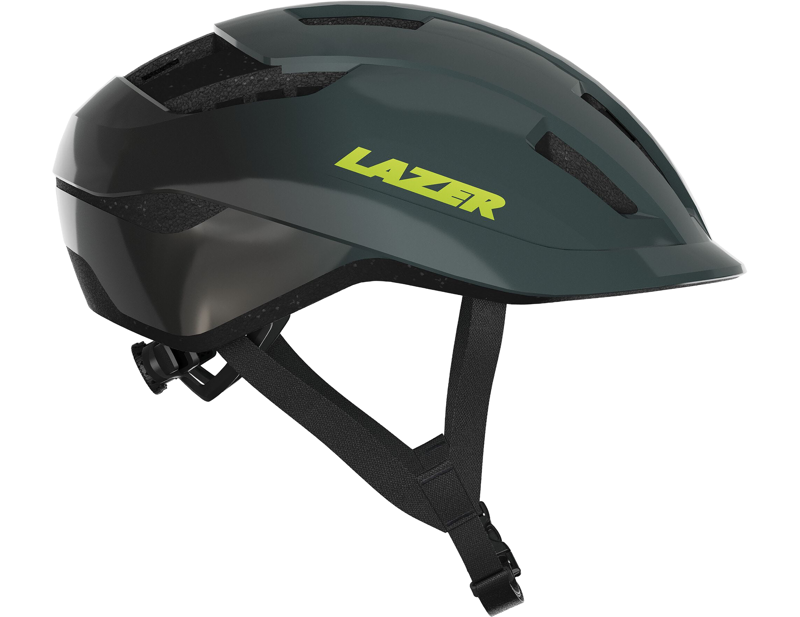 Lazer J1 KinetiCore Uni-Youth Helmet in Black/Grey-1