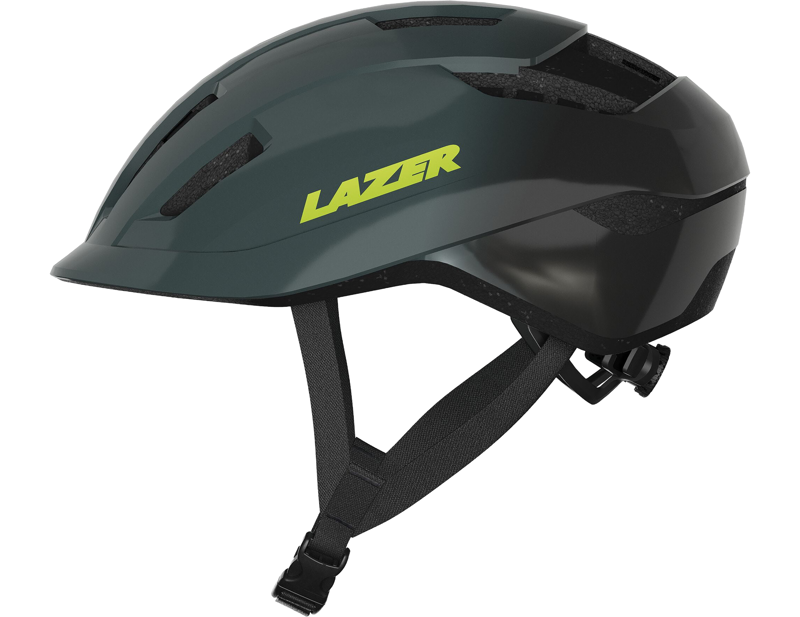 Lazer J1 KinetiCore Uni-Youth Helmet in Black/Grey-3