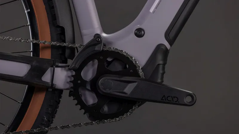 Cube Reaction Hybrid Performance 600 FE Electric Mountain Bike 2026 in Plumgrey/Black-4