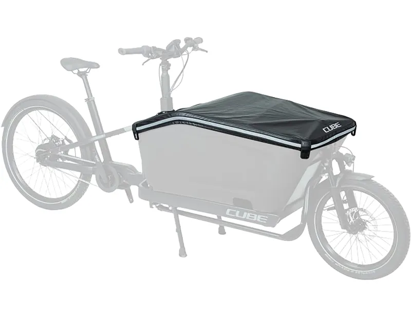 Balfes Bikes Cube Cargo without a seat Boxcover in black | Free postage over £30, £10 off first order, price match & 0% finance.