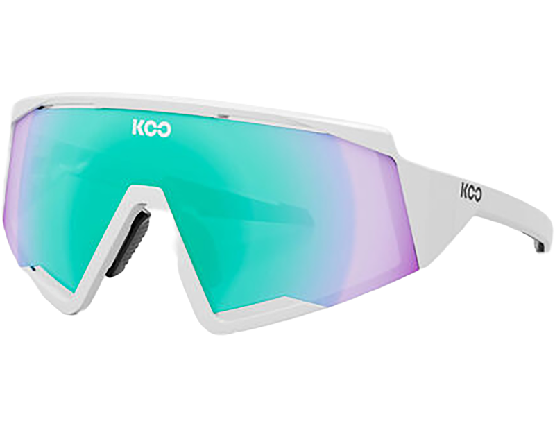Balfes Bikes Koo Spectro Sunglasses in White/Green Mirror | Free postage over £30, £10 off first order, price match & 0% finance.