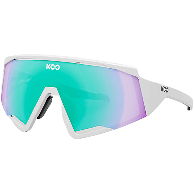 Balfes Bikes Koo Spectro Sunglasses in White/Green Mirror | Free postage over £30, £10 off first order, price match & 0% finance.