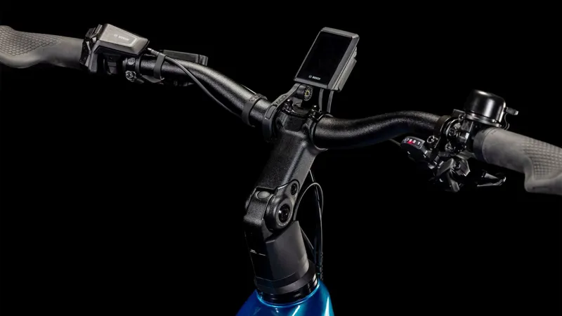 Cube Kathmandu Hybrid EX 800 Electric Hybrid Bike 2025 in Electric Blue/Chrome-2