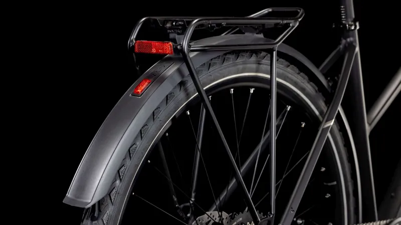 Cube Nature One Allroad Trapeze Hybrid Bike 2025 in Black/Black-3