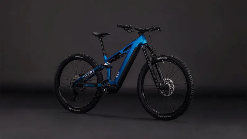 Cube Stereo Hybrid one44 HPC SLX 800 Full Suspension Electric Mountain Bike 2026 in Nebula/White-6