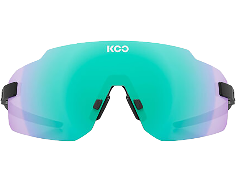 Koo Supernova Sunglasses in Black Matt/Green Mirror-1