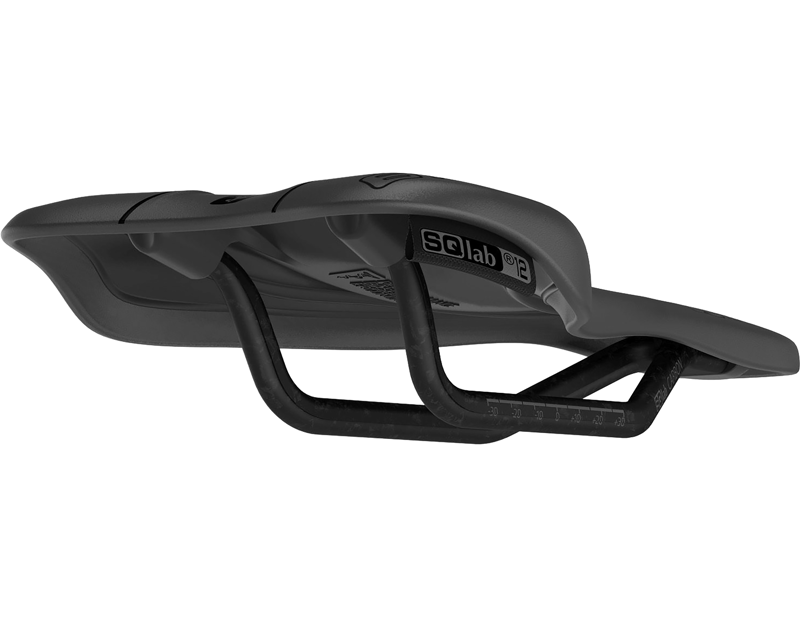SQlab 612 Ergowave R Carbon Rail Saddle in Black-3