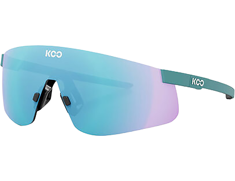 Koo Nova Sunglasses in Acqua Matt/Turquoise Mirror