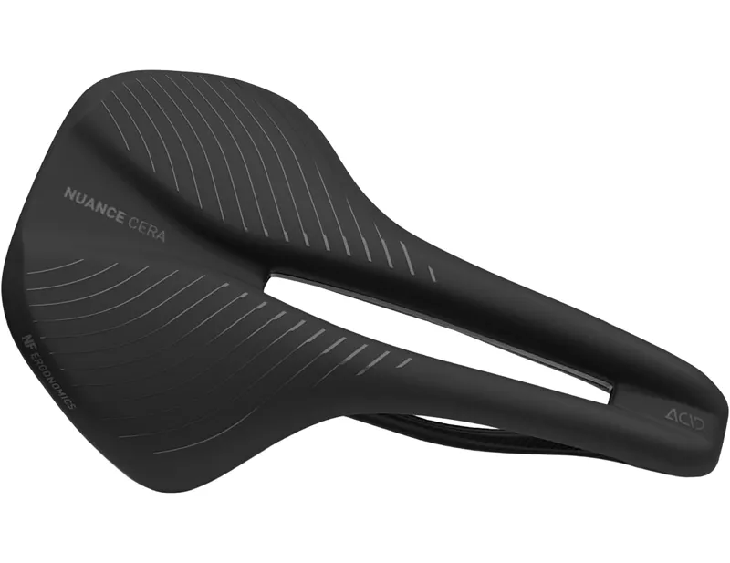 Balfes Bikes Acid Saddle Nuance Cera in Black | Free postage over £30, £10 off first order, price match & 0% finance.