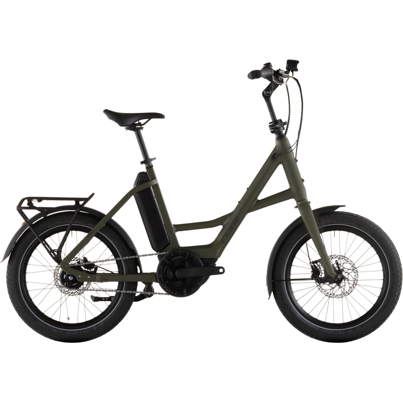 Balfes Bikes Cube Compact Hybrid Comfort 545 Electric Bike 2026 in Reed Green | Free postage over £30, £10 off first order, price match & 0% finance.