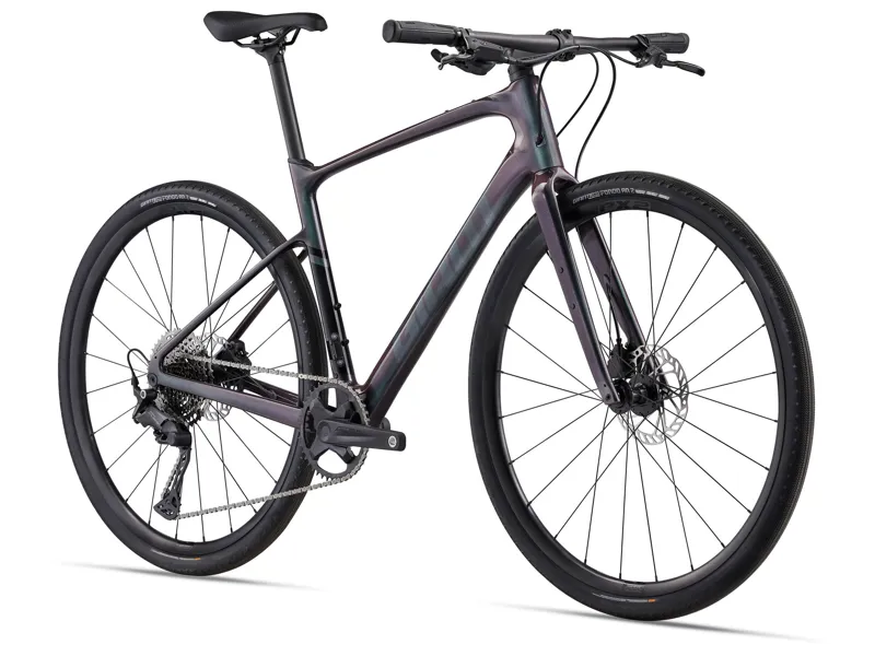 Giant FastRoad AR Advanced 1 Hybrid Bike 2025 in Dark Iridescent-1