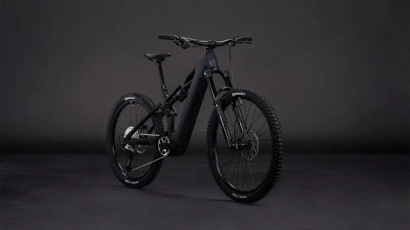 Cube Stereo Hybrid one77 HPC SLX 800 Full Suspension Electric Mountain Bike 2026 Blackline-6