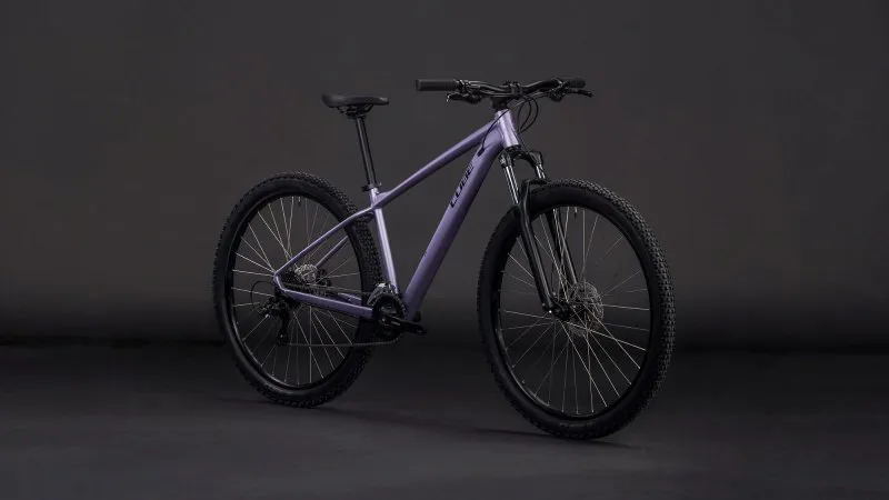 Cube Aim One Hardtail Mountain Bike 2026 in Lightpurple/Chrome-6