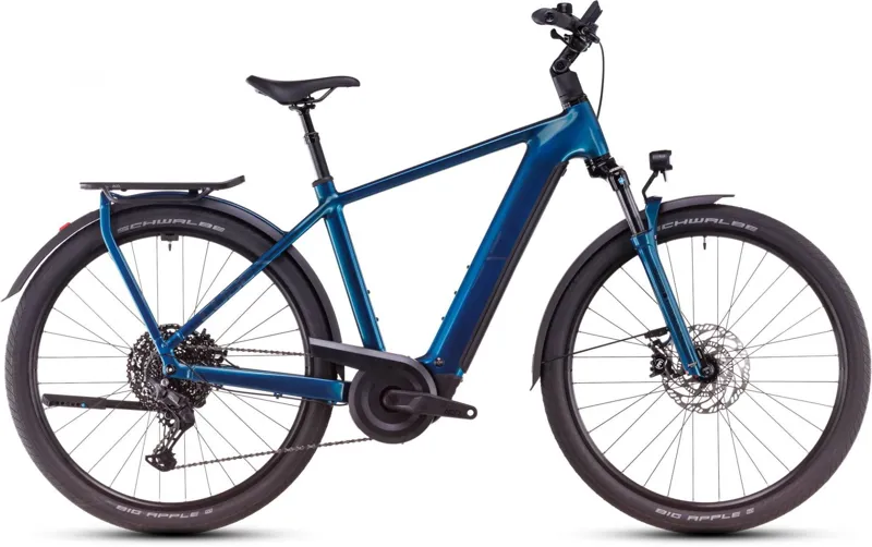 Cube Kathmandu Hybrid Ex 800 Electric Hybrid Bike 2025 in Electricblue/Chrome