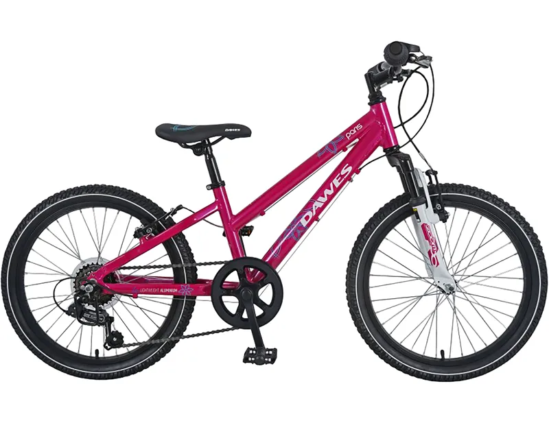 Dawes 20 inch wheel Paris HT Kids Mountain Bike 2027 in Bright Pink